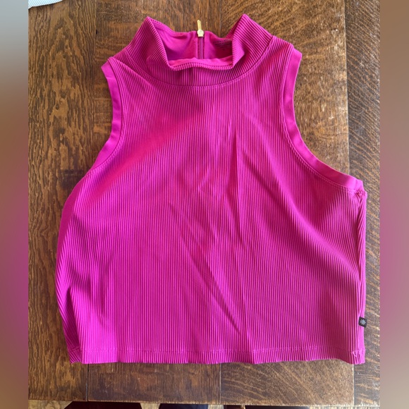 Athleta x Alicia Keys Rib Crop Tank, XL - Picture 1 of 3